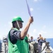 USS New York performs RAS during hurricane relief efforts