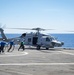 USS New York performs RAS during hurricane relief efforts