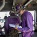 USS New York performs RAS during hurricane relief efforts