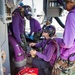 USS New York performs RAS during hurricane relief efforts