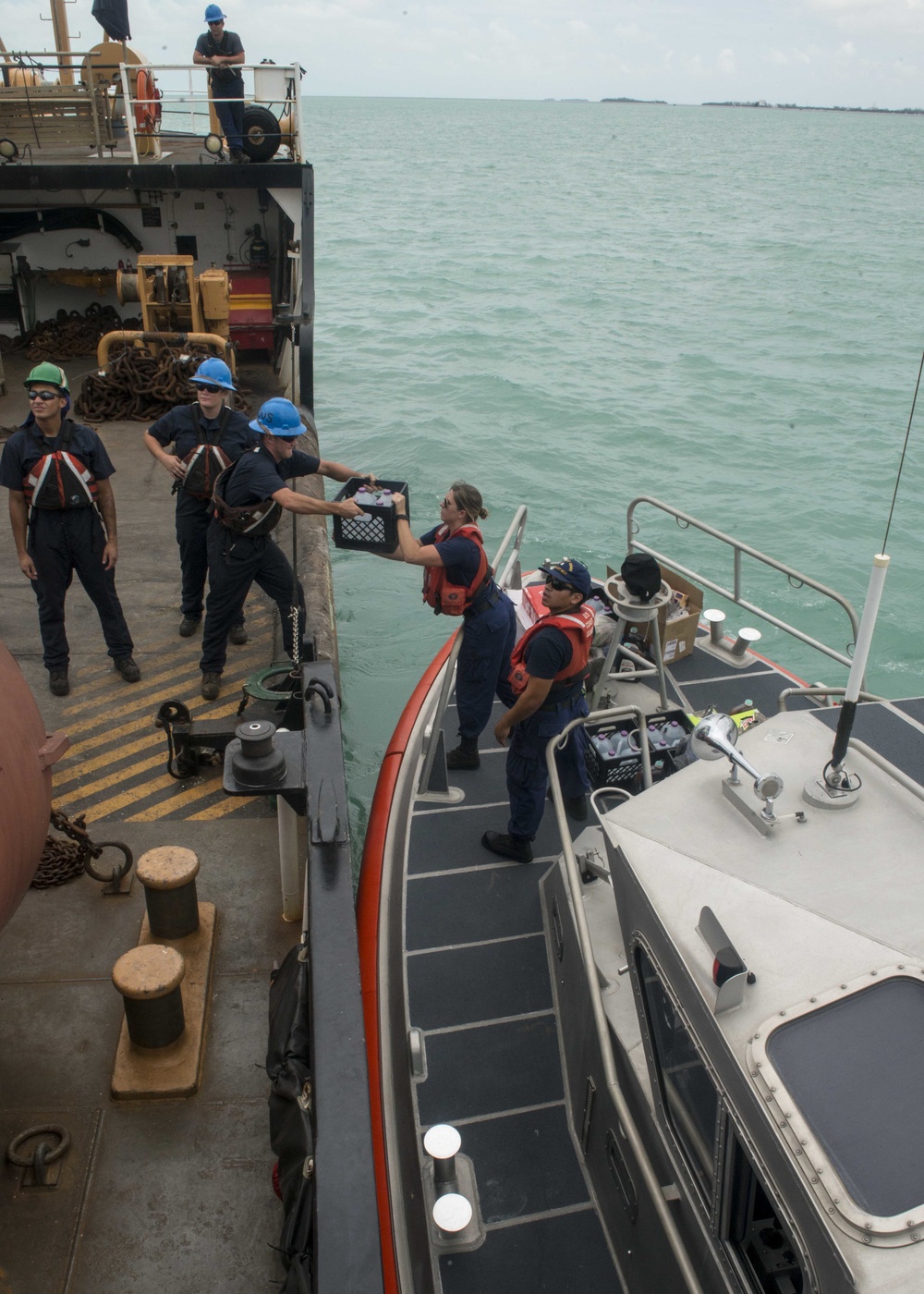 Coast Guard Cutter Joshua Appleby provides hurricane relief to Key West