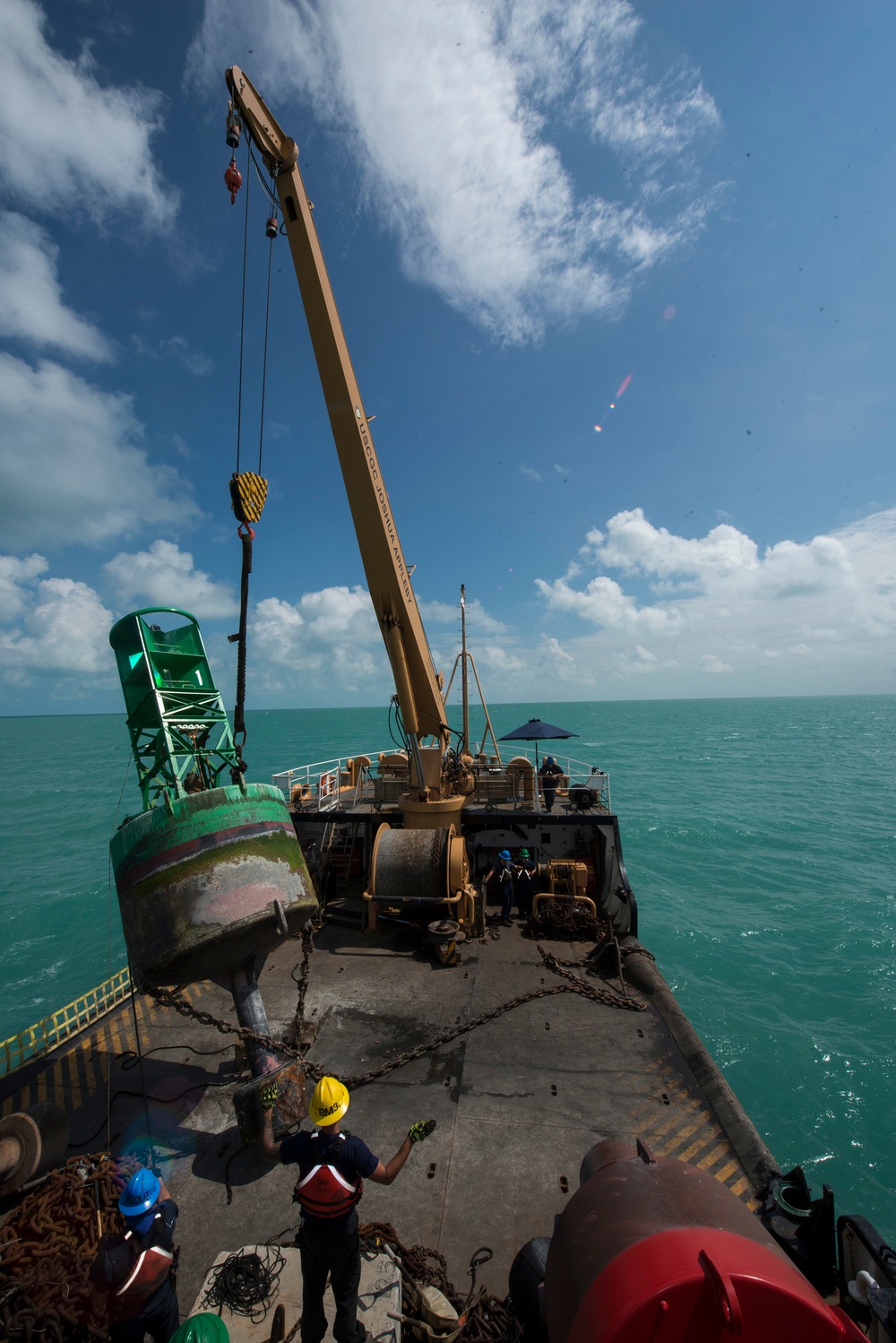 DVIDS - Images - Coast Guard Cutter Joshua Appleby work ATON near Key West  [Image 4 of 4]