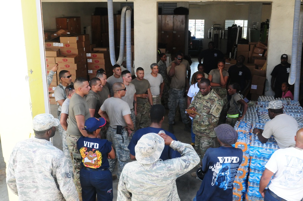 VING Chaplain reinforces resiliency with TS Maria on its way
