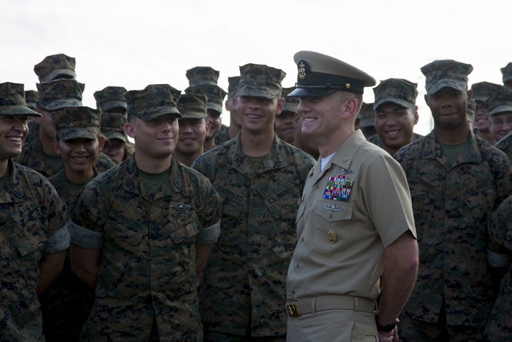 Master Chief Petty Officer of the Navy Visits 3rd Medical Battalion