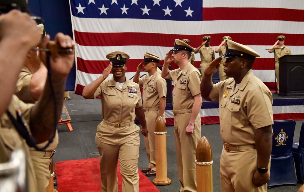 USS Iwo Jima Pins New Chief Petty Officers