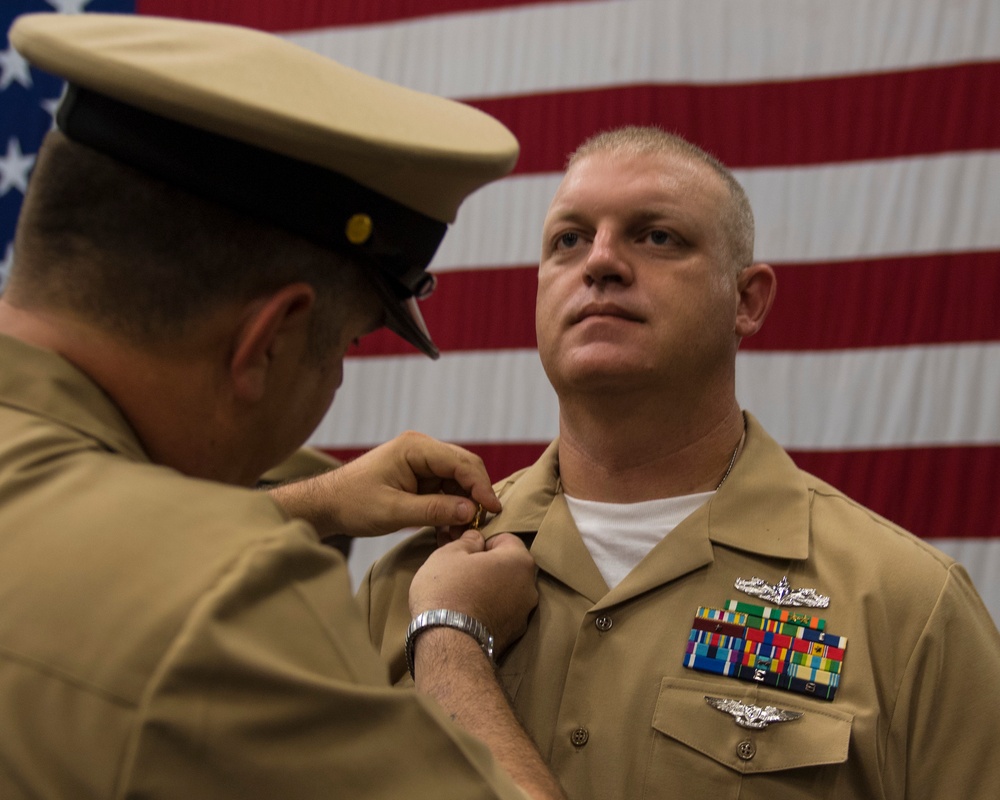 USS Iwo Jima Pins New Chief Petty Officers