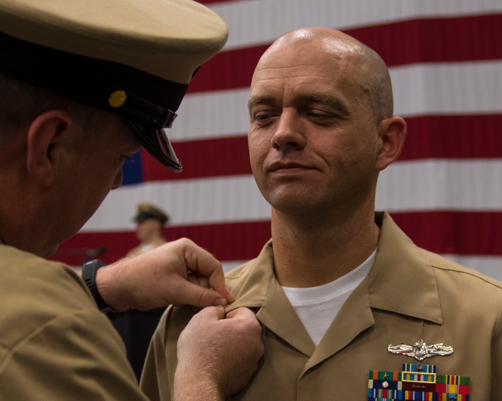 USS Iwo Jima Pins New Chief Petty Officers