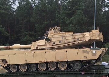 Armor arrives in Poland for back-to-back rotation