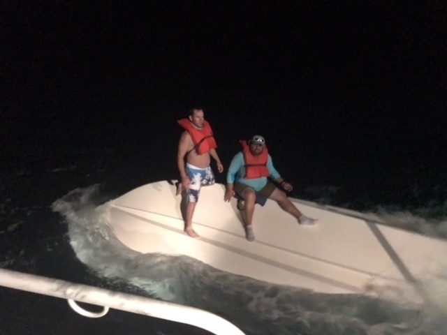 Coast Guard rescues 2 missing boaters