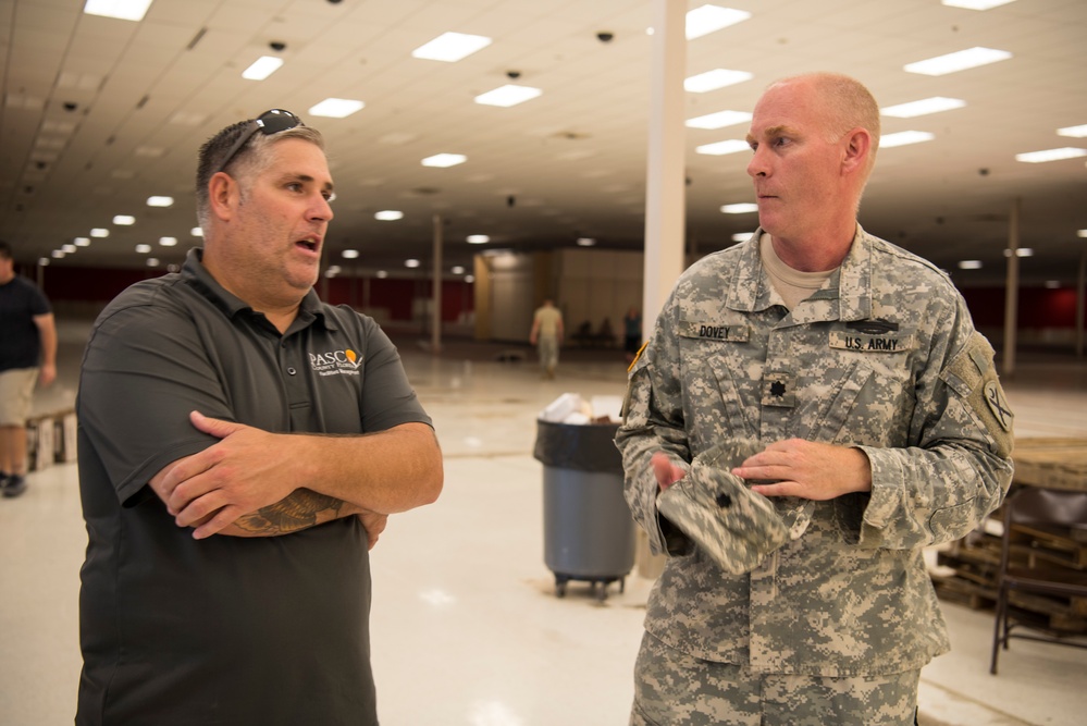 SC National Guard Operates a Distribution Point for Florida Residents
