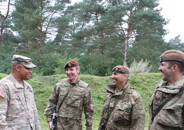 Distinguished Visitors Observe the Michigan Army National Guard’s C Co. 1-125IN’s Participation in a Combined Arms Exercise at Sennelager Training Area