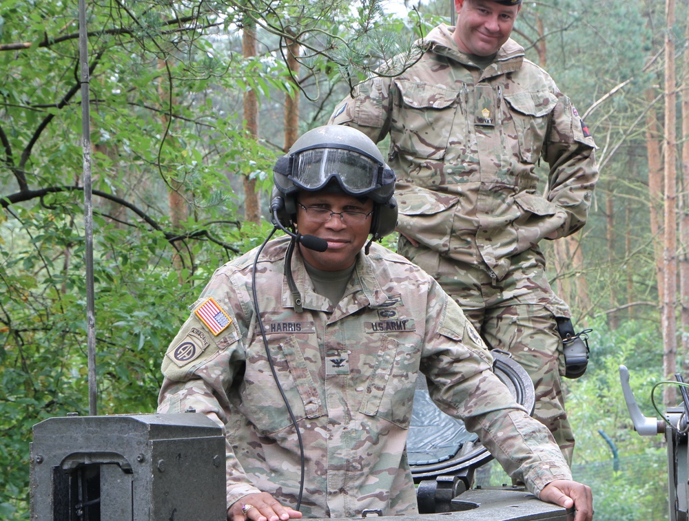 Distinguished Visitors Observe the Michigan Army National Guard’s C Co. 1-125IN’s Participation in a Combined Arms Exercise at Sennelager Training Area