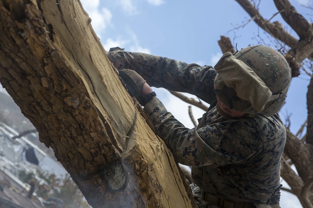 U.S. Marines, Sailors with the 26th MEU conduct relief work on Saint John