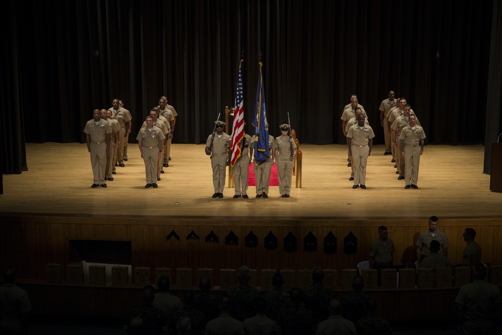 2nd Marine Logistics Group Hosts Camp Lejeune Chief Petty Officer Pinning Ceremony