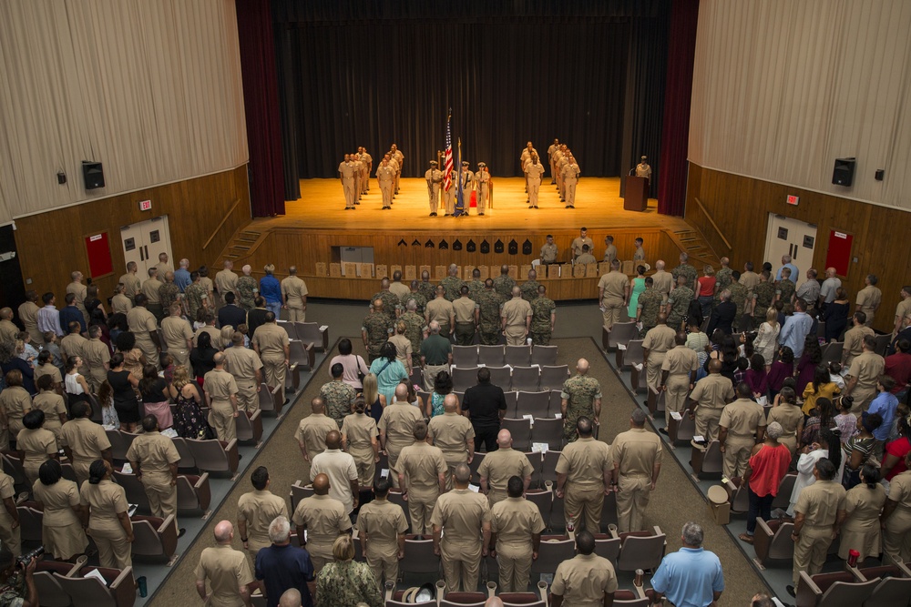 2nd Marine Logistics Group Hosts Camp Lejeune Chief Petty Officer Pinning Ceremony