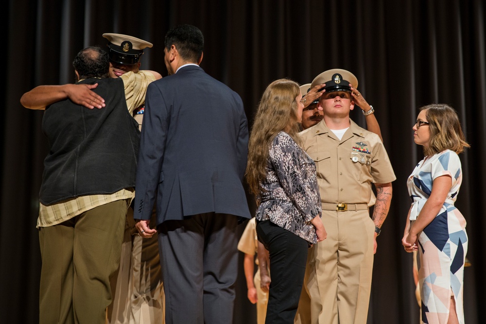 2nd Marine Logistics Group Hosts Camp Lejeune Chief Petty Officer Pinning Ceremony