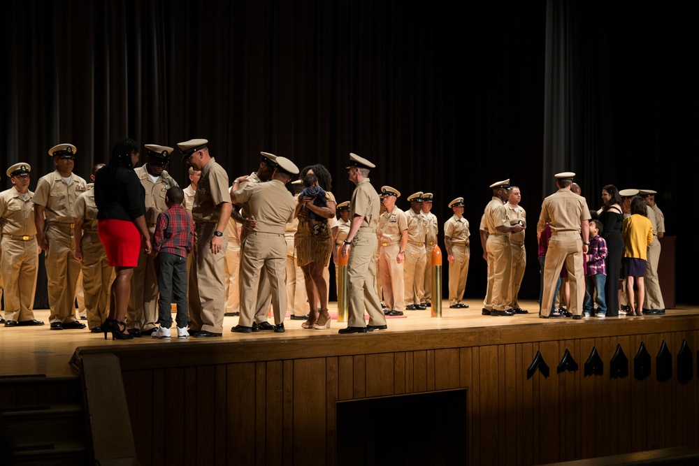 2nd Marine Logistics Group Hosts Camp Lejeune Chief Petty Officer Pinning Ceremony