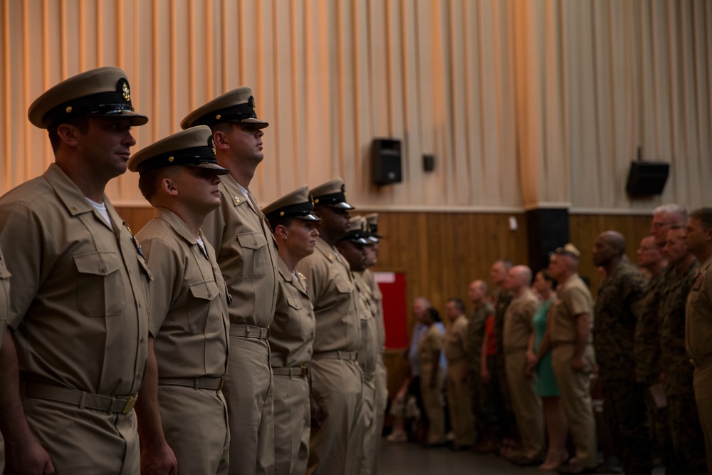 2nd Marine Logistics Group Hosts Camp Lejeune Chief Petty Officer Pinning Ceremony