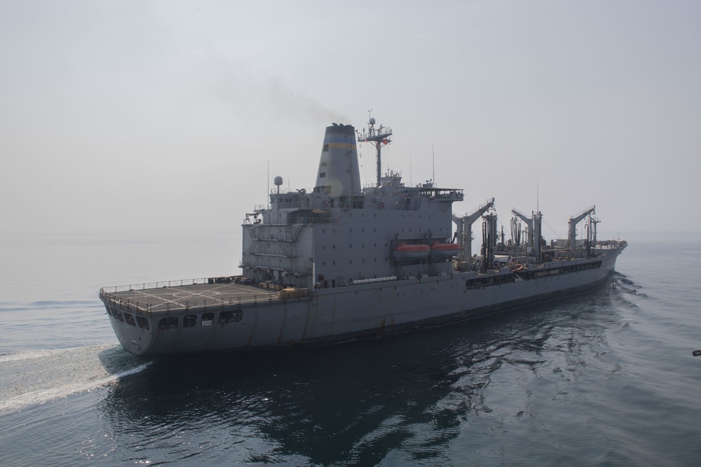 USNS Yukon steams in the Arabian Gulf