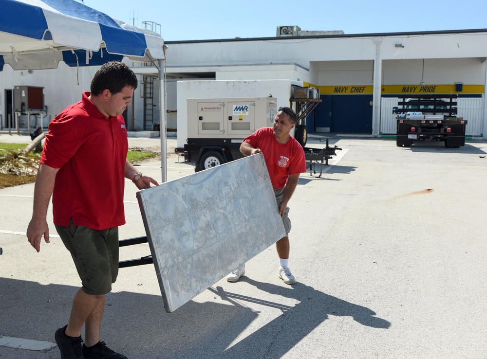 Sailors and Marines Aid in Hurricane Irma Relief Efforts at Naval Air Station Key West
