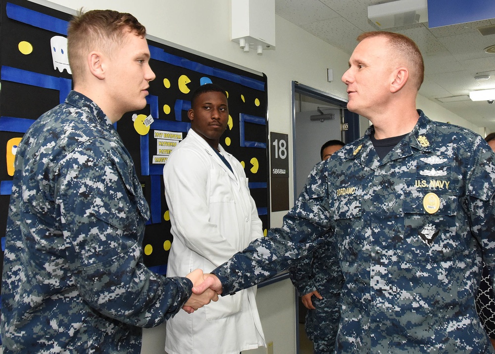 MCPON, Navy Ombudsman at Large Visit U.S. Naval Hospital Yokosuka