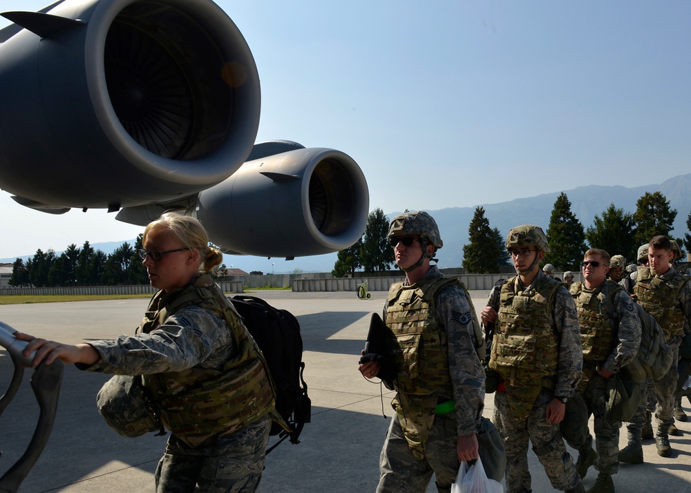Aviano Airmen deploy to Afghanistan