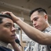 USS America Marines cut hair