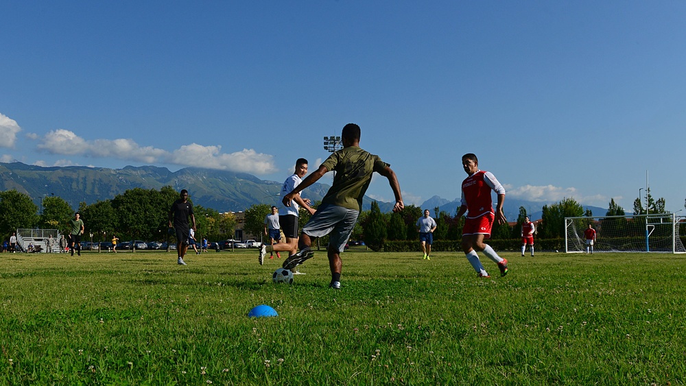 Aviano sports day ends in a win