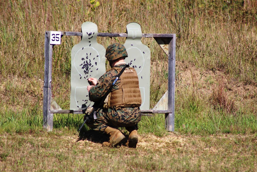 Marines complete live-fire battle-drill training at Fort McCoy
