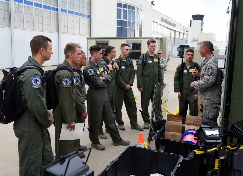 Air Force Academy cadets visit 132d Wing