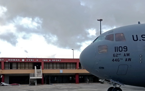 Aid from above: 62nd brings relief in Irma aftermath