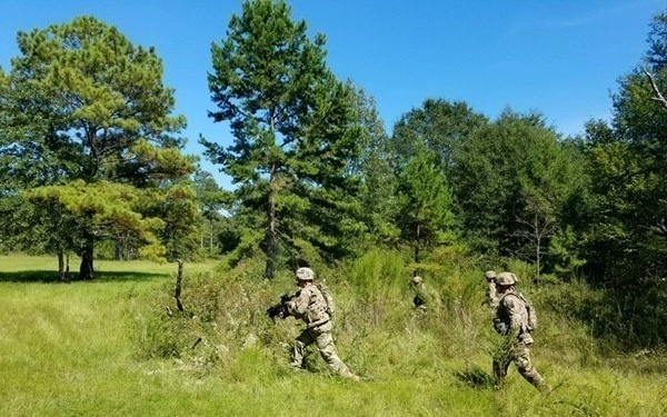 Task Force 1-28 conducts dismounted life-fire training