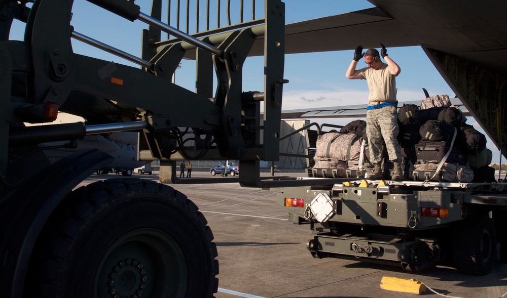 Unloading cargo