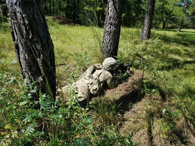 Task Force 1-28 conducts dismounted life-fire training