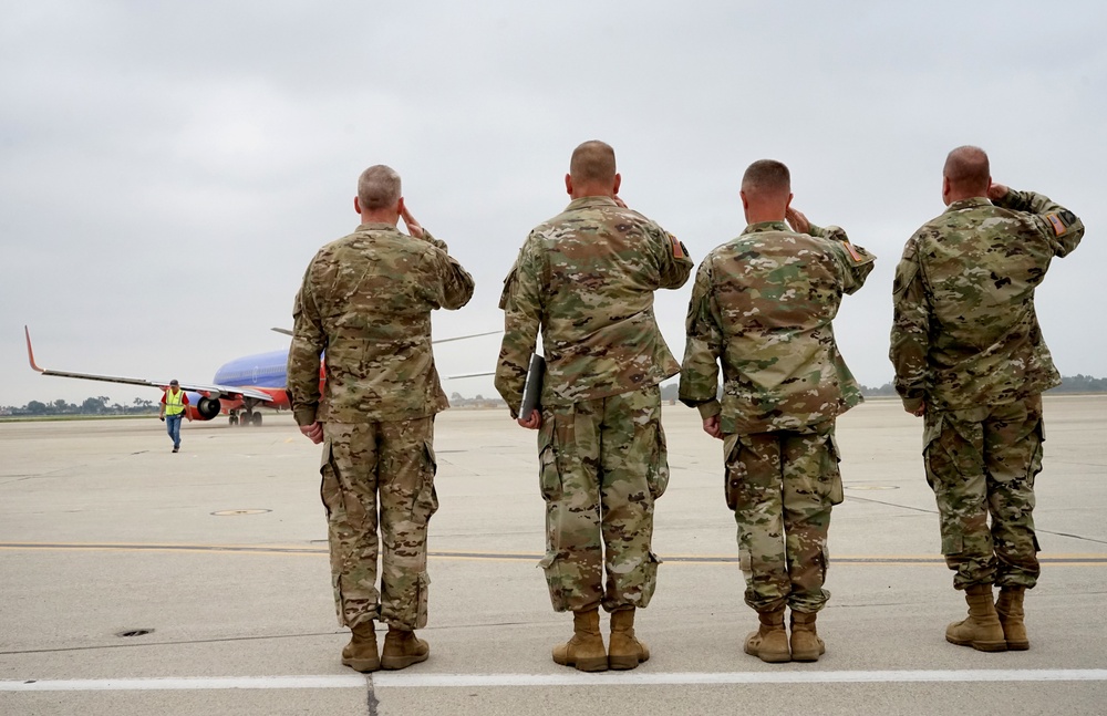 Cal Guard Soldiers Depart for Afghanistan Deployment