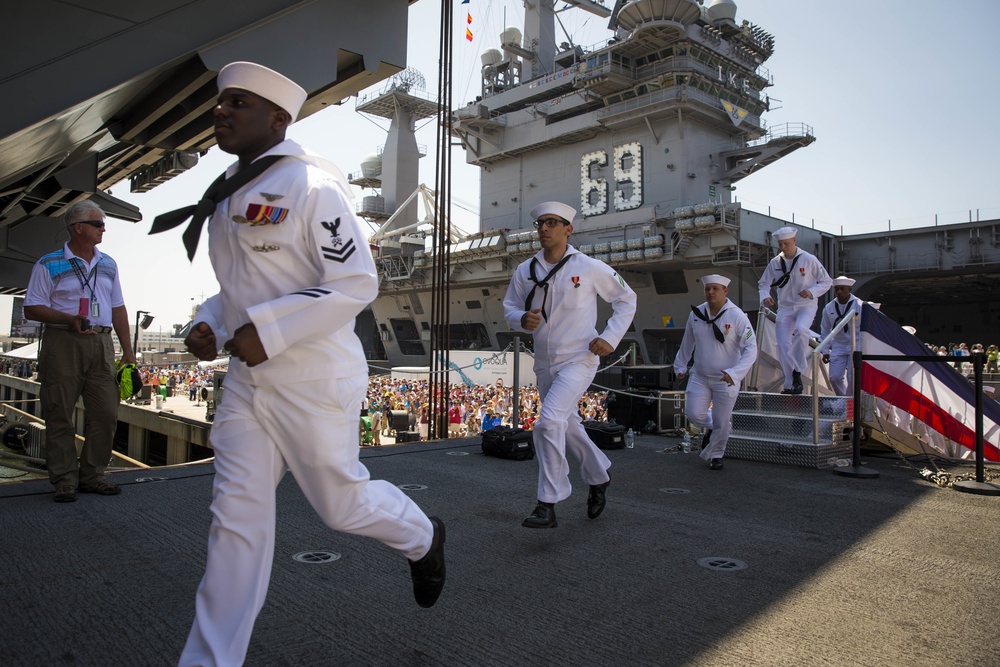 Sailors assigned to USS Gerald. R. Ford (CVN 78) “bring the ship to life”