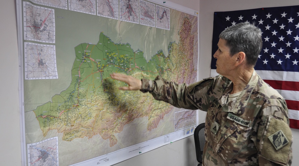Face to Face at Camp Marmal, USACE TAA Discusses Project Progress and the Importance of Communication