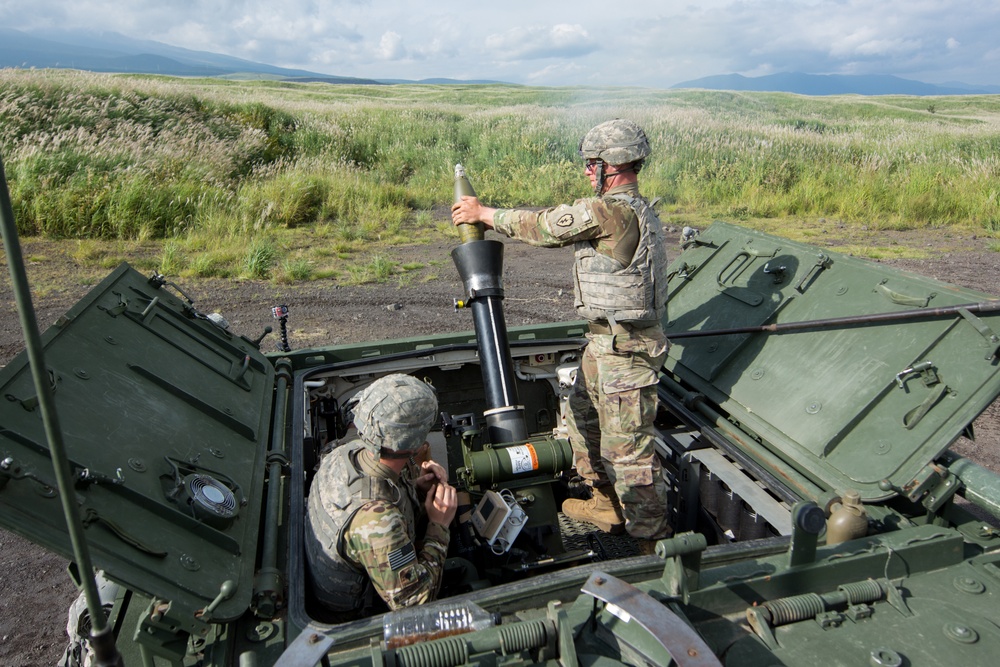 Orient Shield 2017 Mortar Training