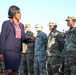 HHB 164th ADA is Visited by Congresswoman Val Demings
