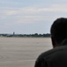 After launch at Kelly Field: activity continues at the 910th’s aerial spray ops base