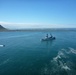 USCGC Sherman anchors off Gambell, Alaska