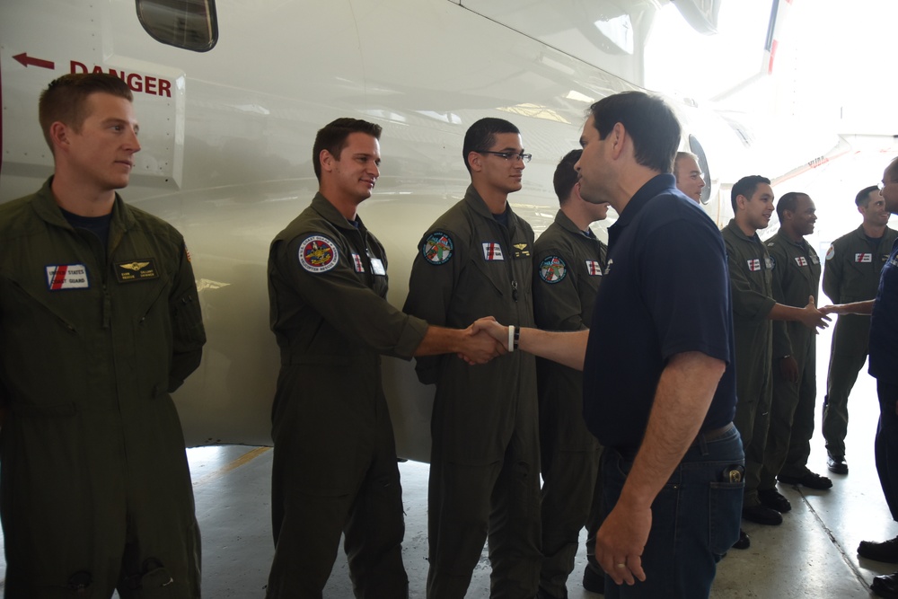 Senator Rubio visits Coast Guard