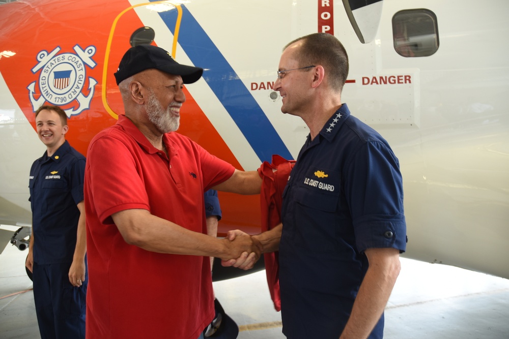 Rep. Alcee Hastings visits Coast Guard