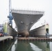 USS Makin Island (LHD 8) Enters Dry Dock