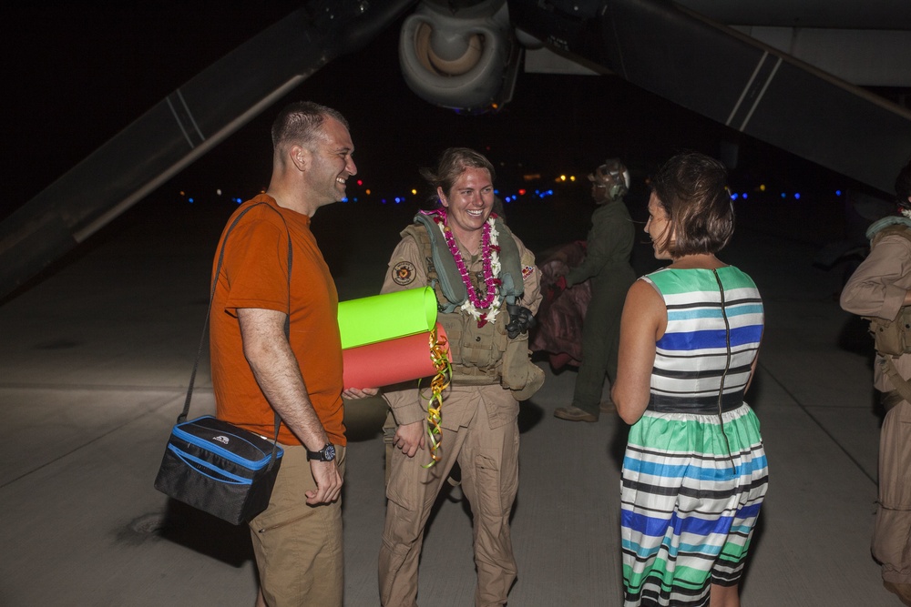 Hawaii Marines with VMM-268 come home from deployment
