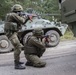 Ukrainian National Guard soldiers hold their ground