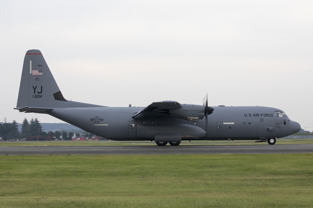 Yokota receives 5th C-130J from Ramstein AB