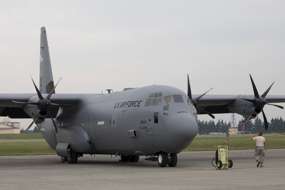 Yokota receives 5th C-130J from Ramstein AB