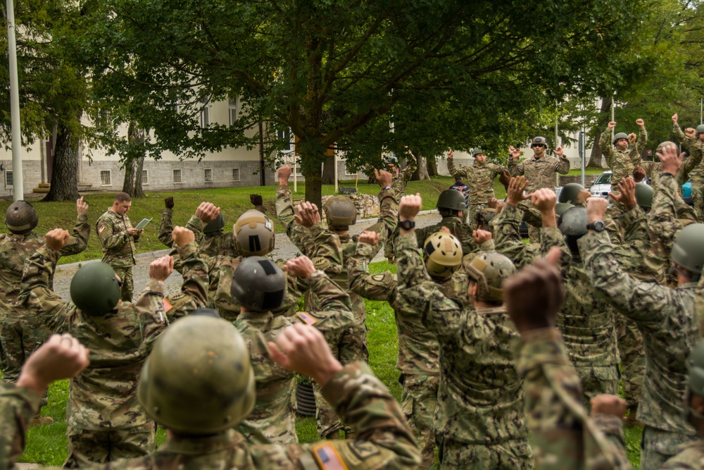 1st Battalion, 10th Special Forces Group (Airborne) jump in Germany