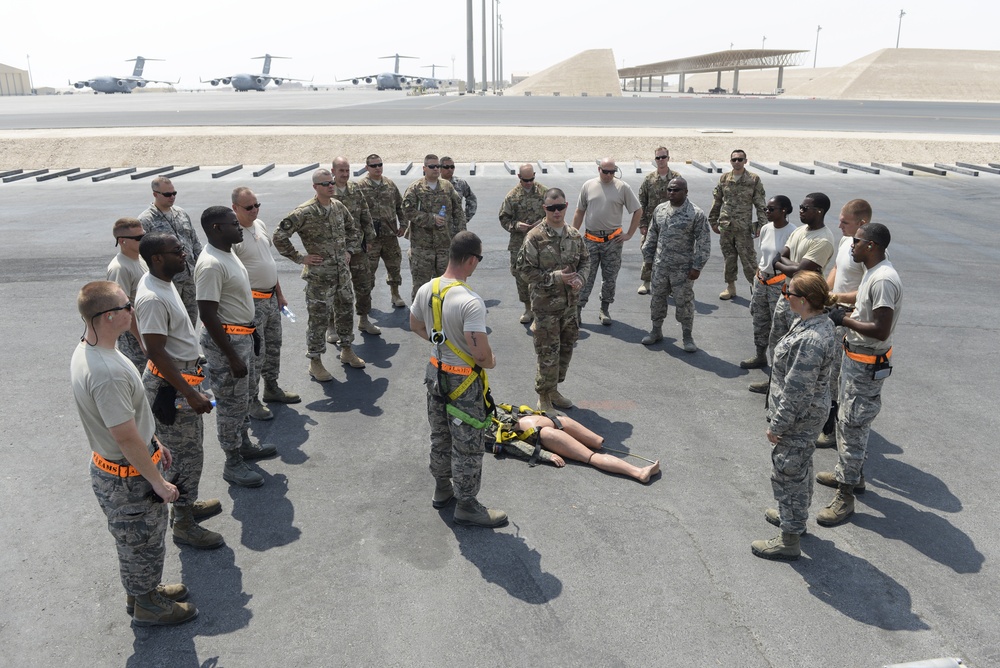 8 EAMS 60K Tunner loader fall protection exercise